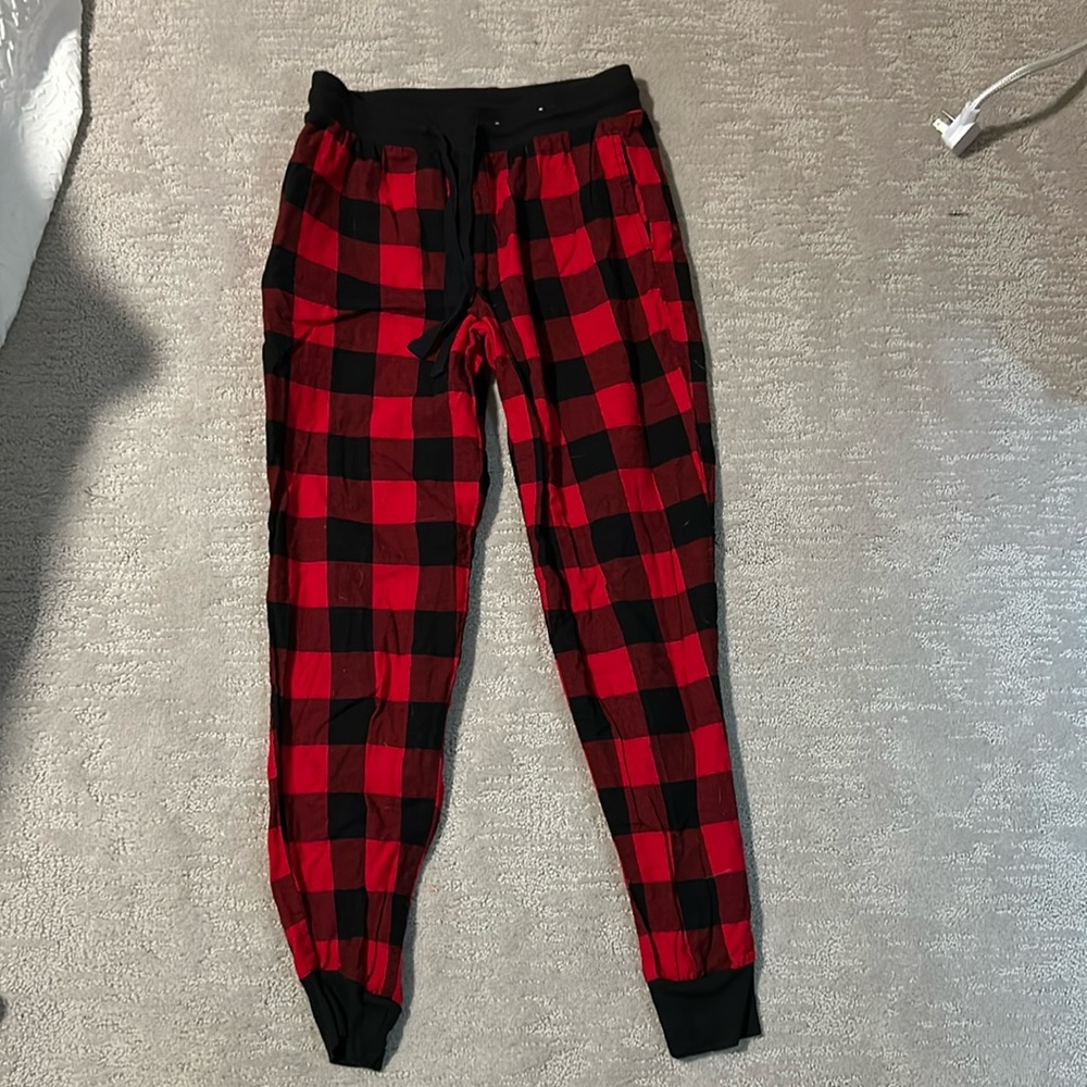 Plaid pajama pants